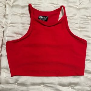 Beach Riot Sports Bra Red Sz S